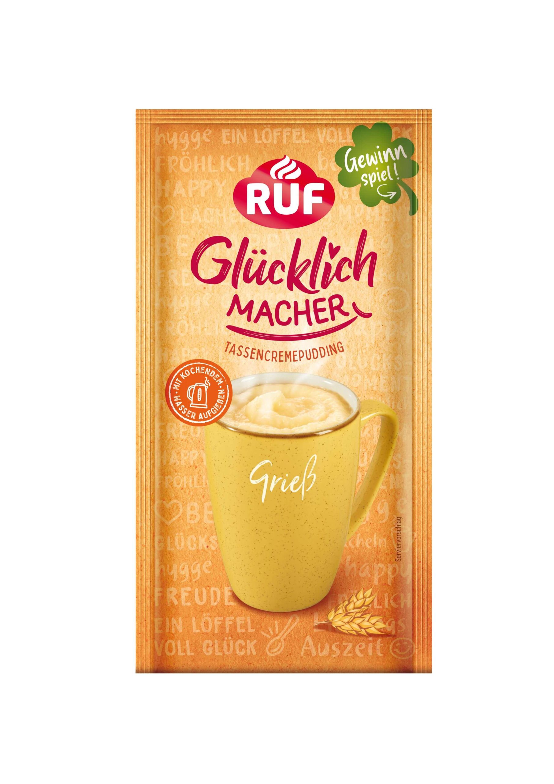 Ruf Glücklichmacher Tassenpudding Grieß 59g