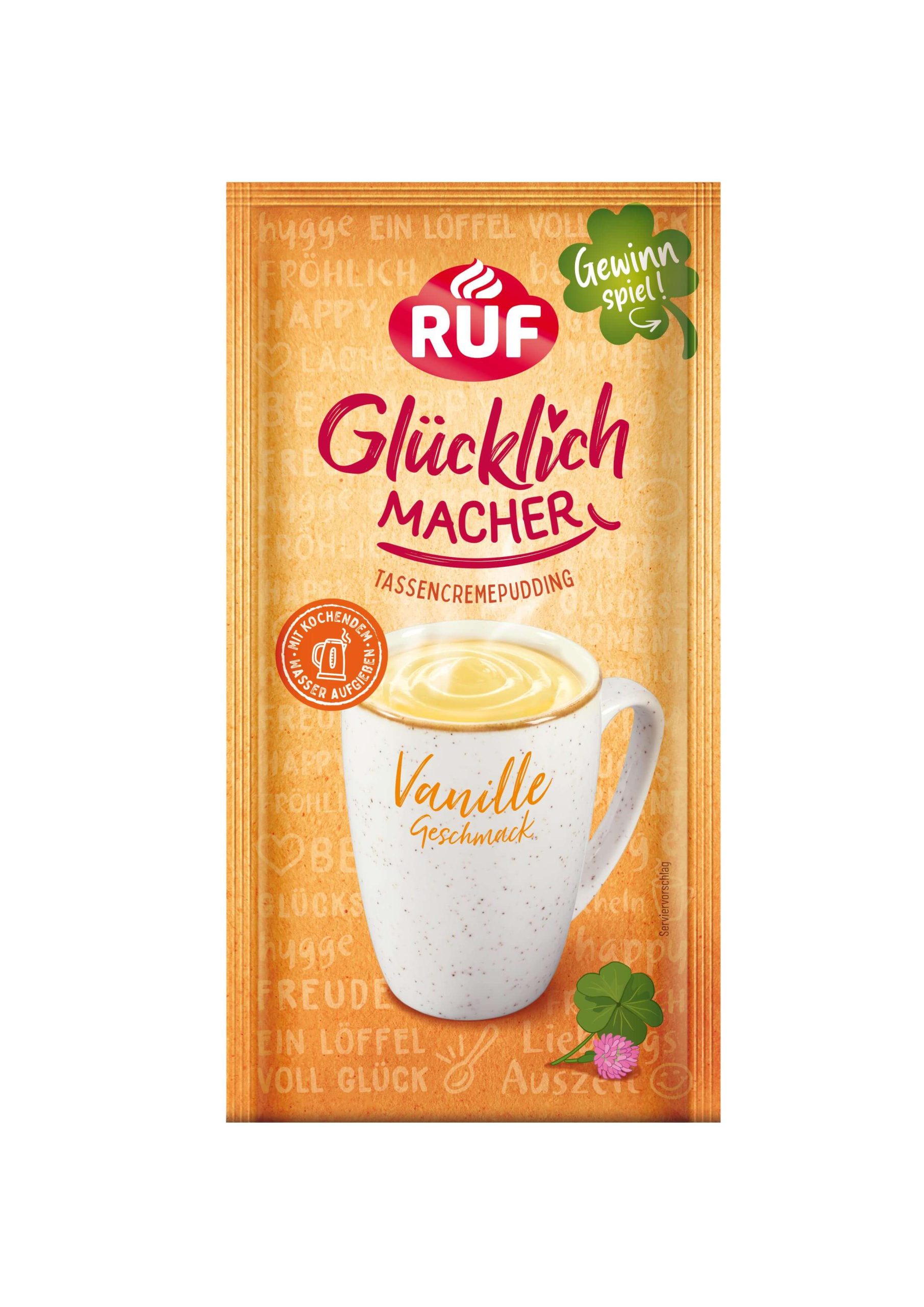 Ruf Glücklichmacher Tassenpudding Vanille 59g