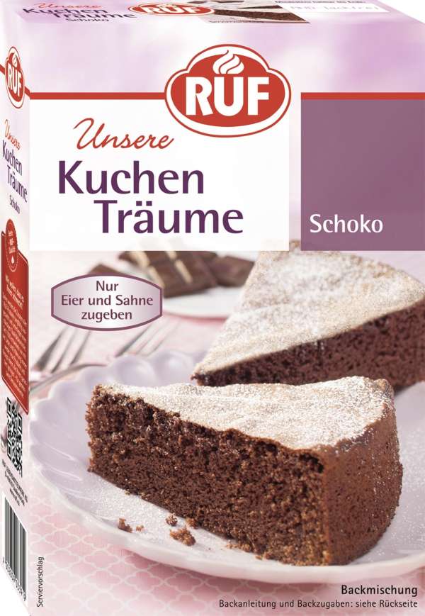 Ruf Kuchen Träume Schokolade Backmischung 425g