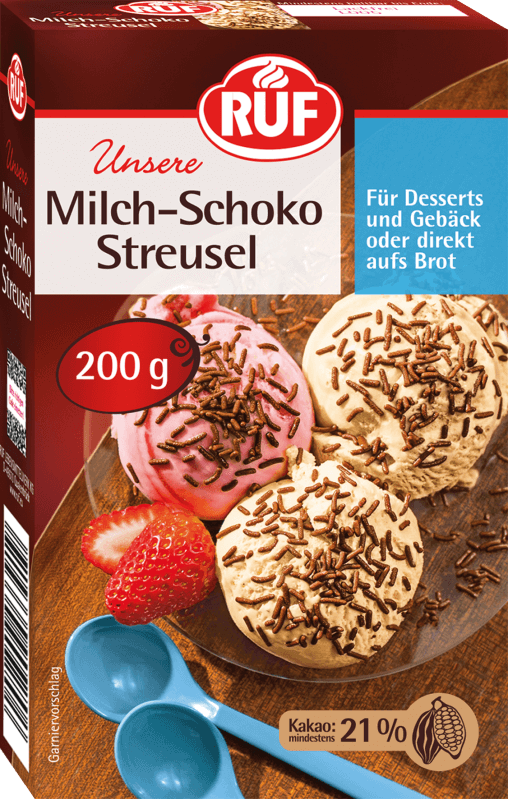Ruf Milch Schokostreusel 200g