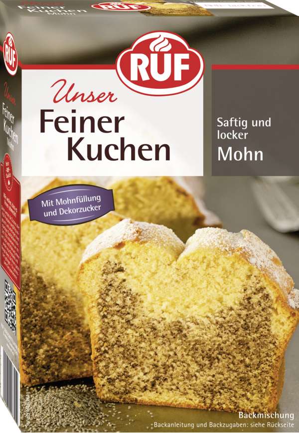 Ruf Mohnkuchen fein Backmischung 465g