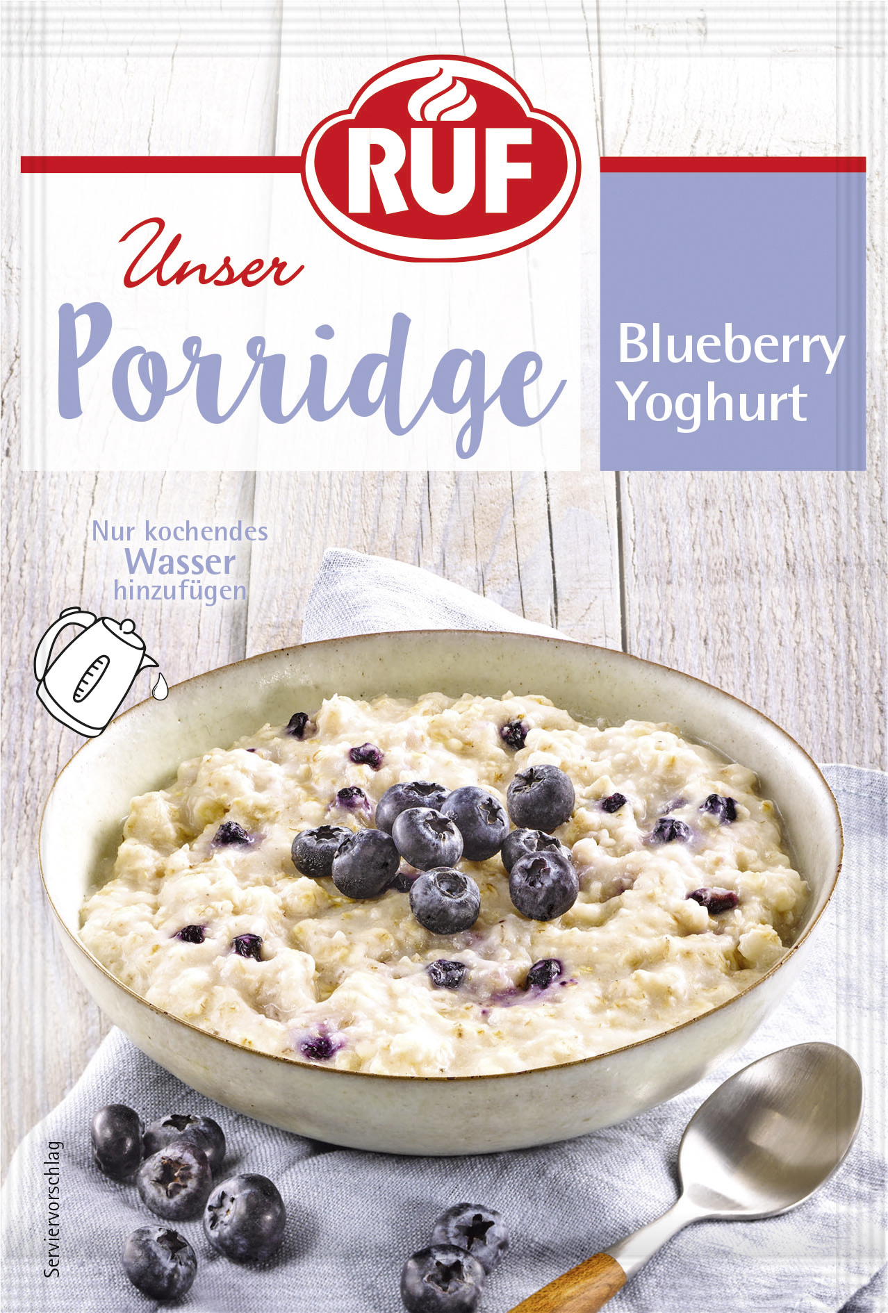 Ruf Porridge Blueberry Joghurt 65g