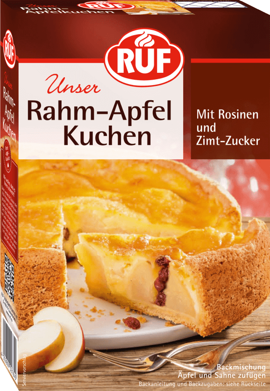 Ruf Rahm-Apfelkuchen Backmischung 435g