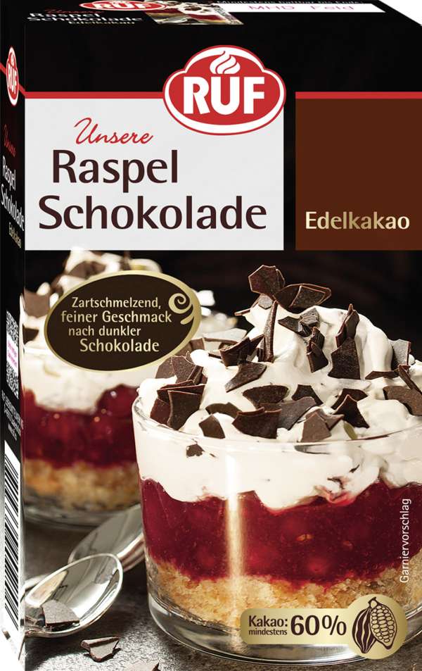 Ruf Raspel-Schokolade Edelkakao 100g