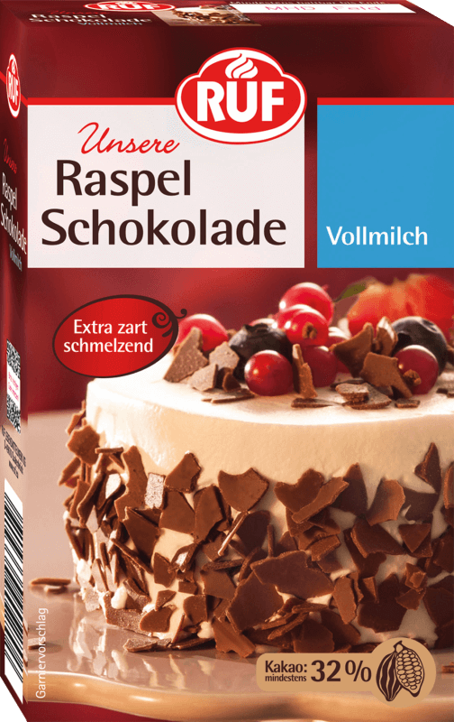 Ruf Raspelschokolade Vollmilch 100g
