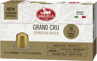 Saquella Gran Cru Espresso Ricco Kapseln 30x5g