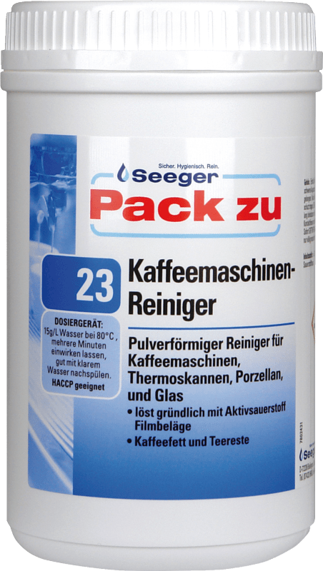 Seeger Kaffeemaschinenreiniger Pack zu 23, 1kg