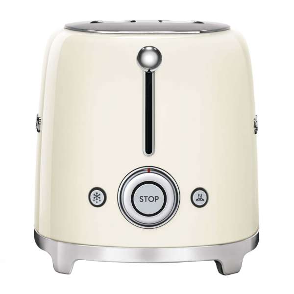 SMEG 2-Schlitz-Toaster creme TSF01CREU kompakt – Bild 3