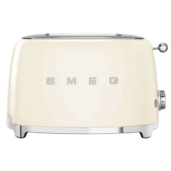 SMEG 2-Schlitz-Toaster creme TSF01CREU kompakt
