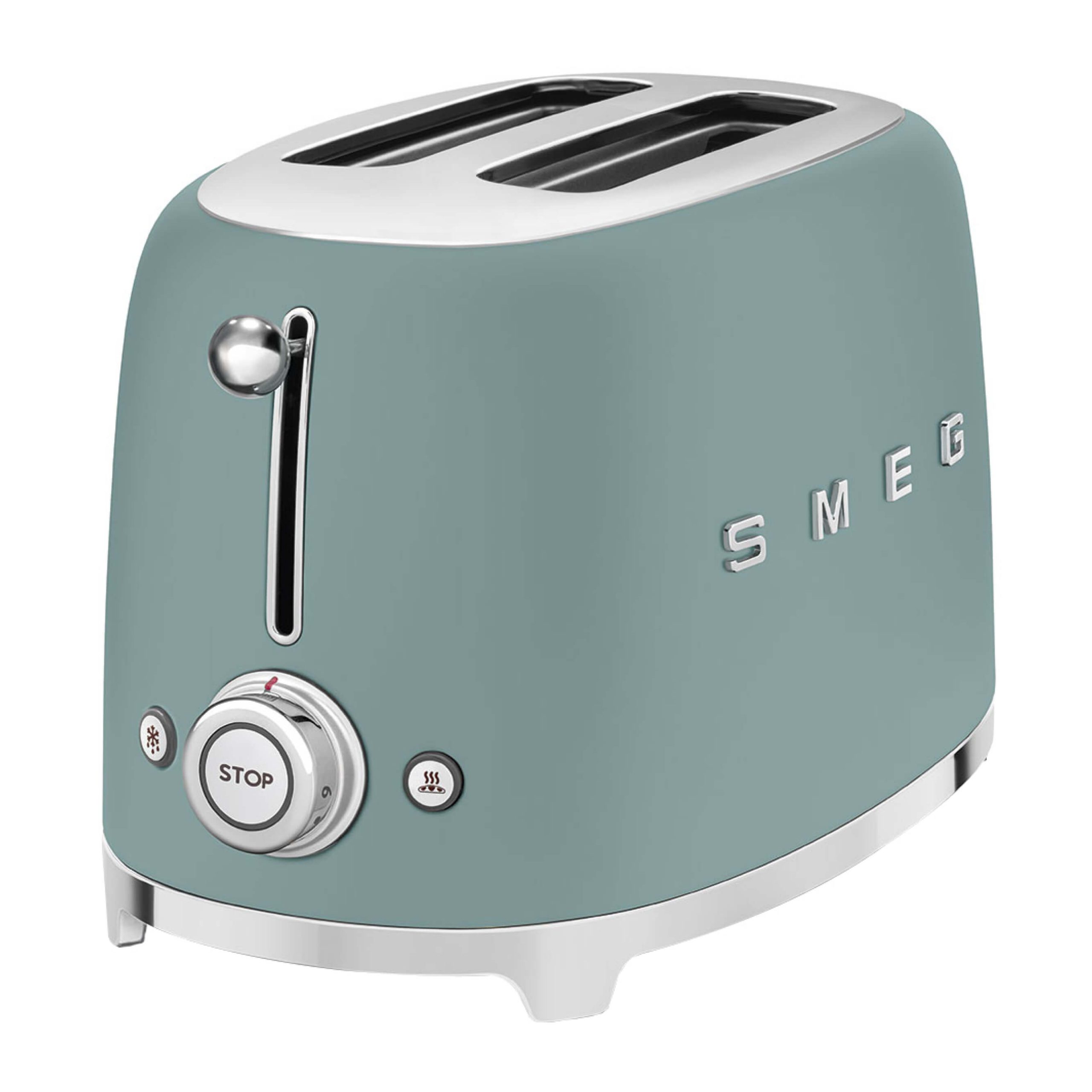 SMEG 2-Schlitz-Toaster emerald green matt TSF01EGMEU kompakt