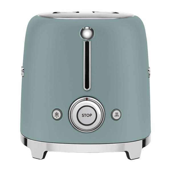 SMEG 2-Schlitz-Toaster emerald green matt TSF01EGMEU kompakt – Bild 3