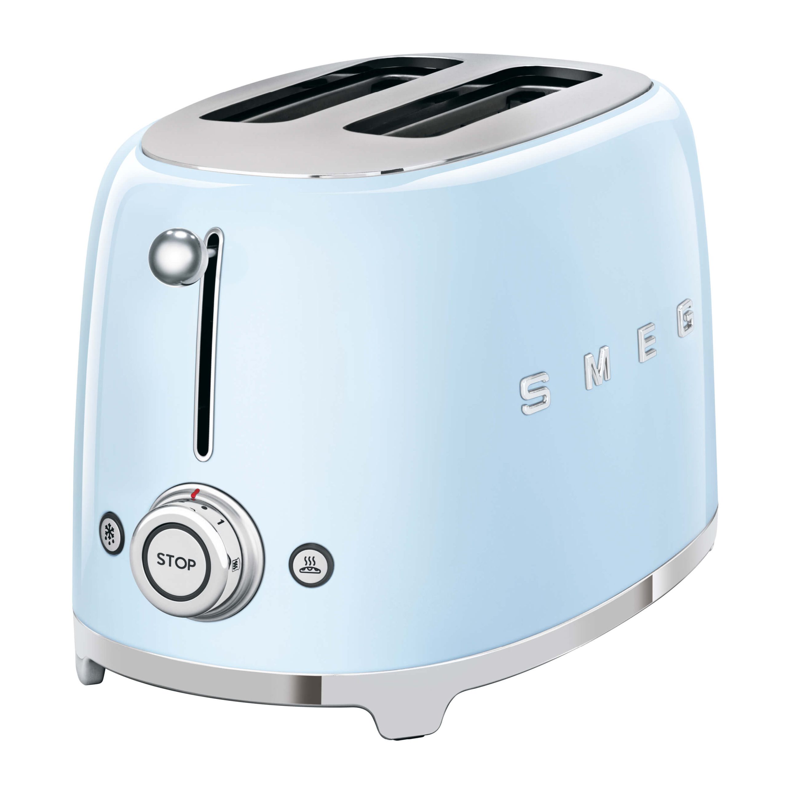 SMEG 2-Schlitz-Toaster pastellblau TSF01PBEU kompakt