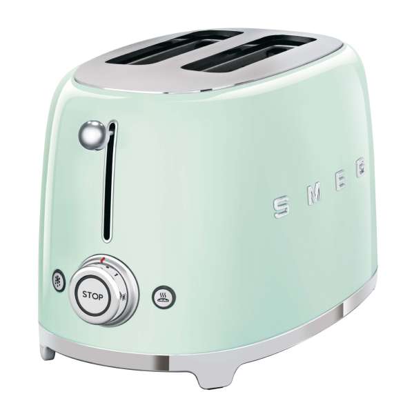SMEG 2-Schlitz-Toaster pastellgrün TSF01PGEU kompakt – Bild 2