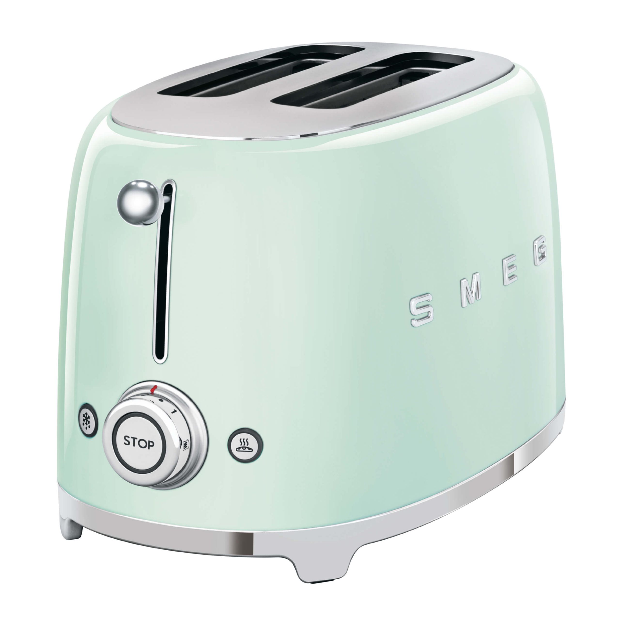 SMEG 2-Schlitz-Toaster pastellgrün TSF01PGEU kompakt