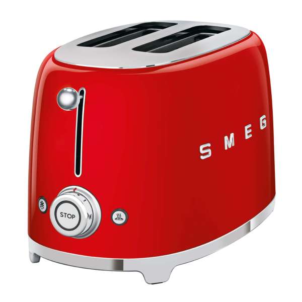 SMEG 2-Schlitz-Toaster rot TSF01RDEU kompakt – Bild 2
