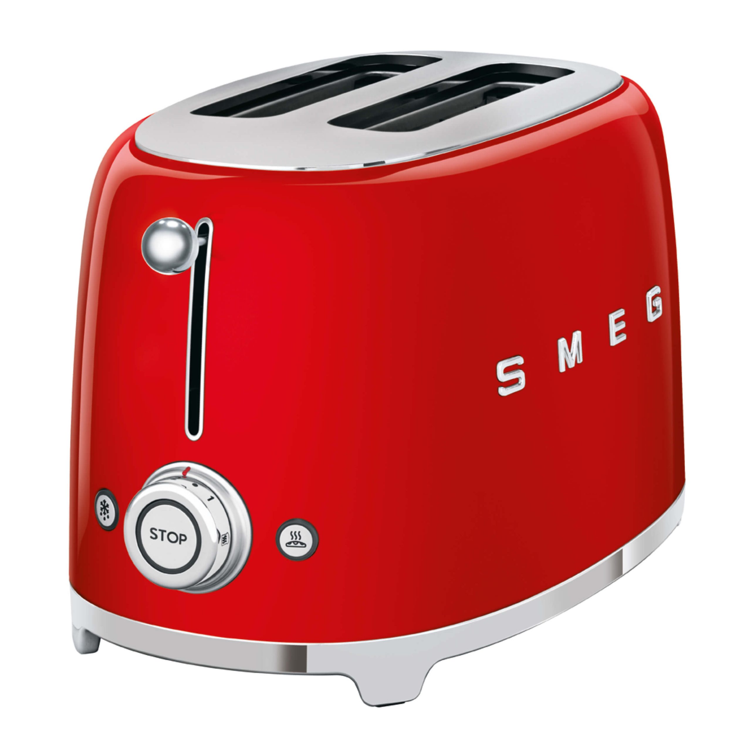 SMEG 2-Schlitz-Toaster rot TSF01RDEU kompakt