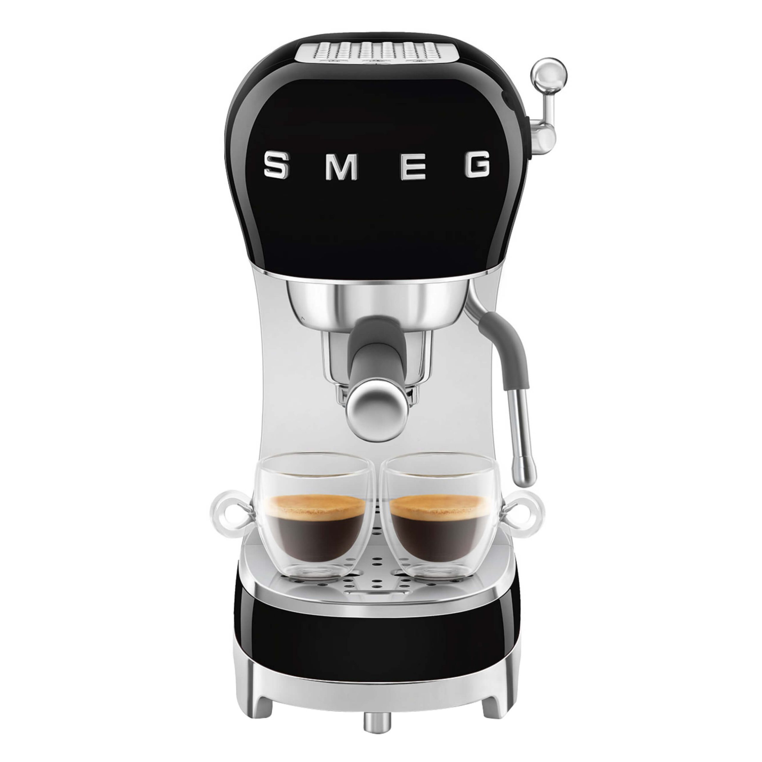 SMEG Espressomaschine schwarz ECF02BLEU