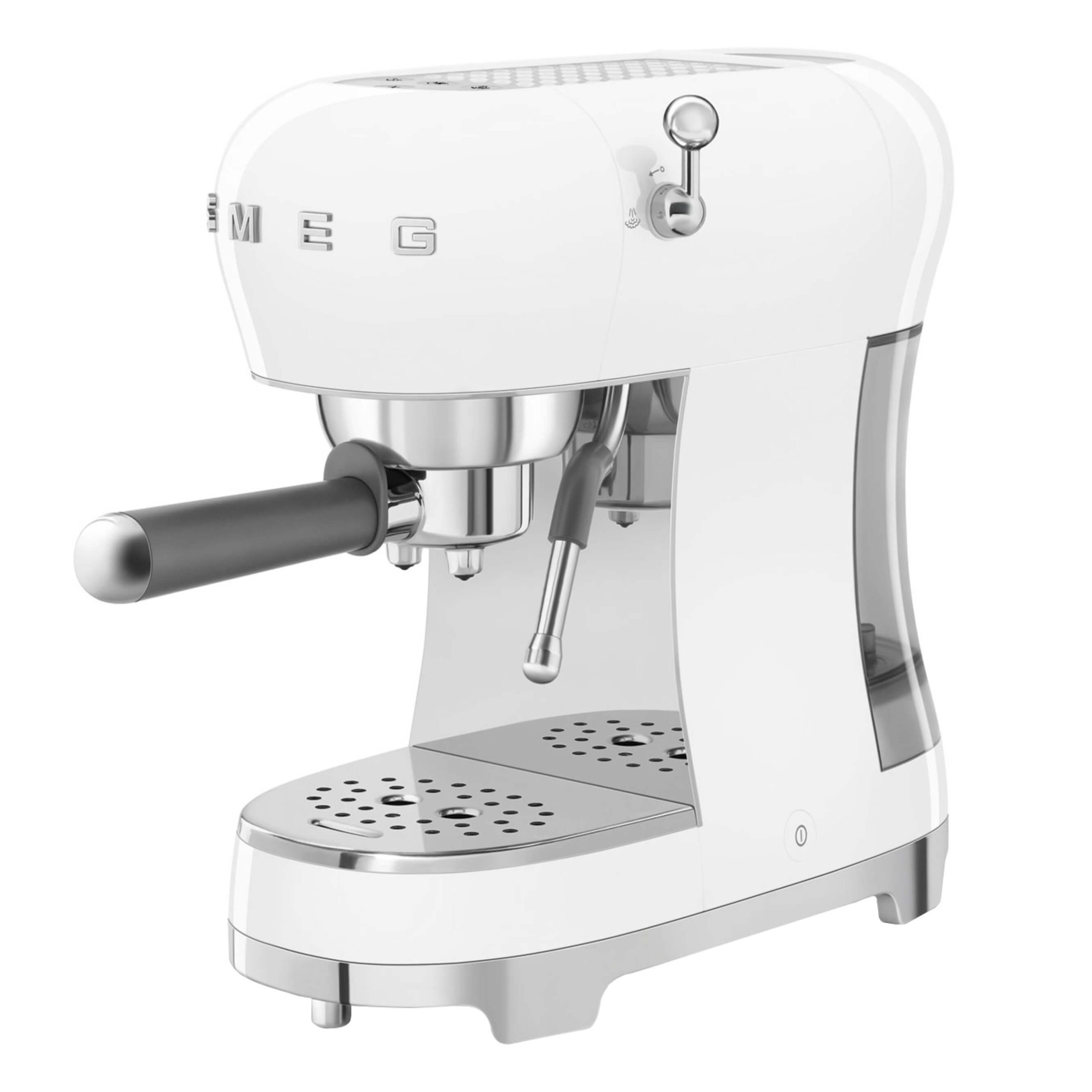 SMEG Espressomaschine weiß ECF02WHEU