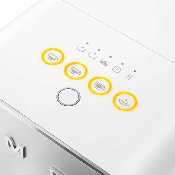 SMEG Kaffeevollautomat mit Dampffunktion weiß BCC12WHMEU – Bild 5