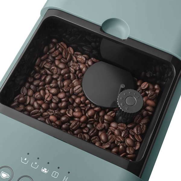 SMEG Kaffeevollautomat mit Milchfunktion emerald green BCC13EGMEU – Bild 6