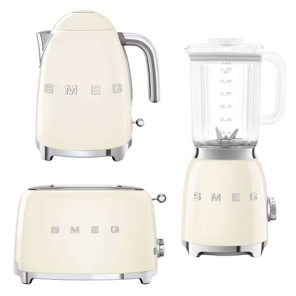 SMEG Küchengeräte-Set Creme 3-teilig