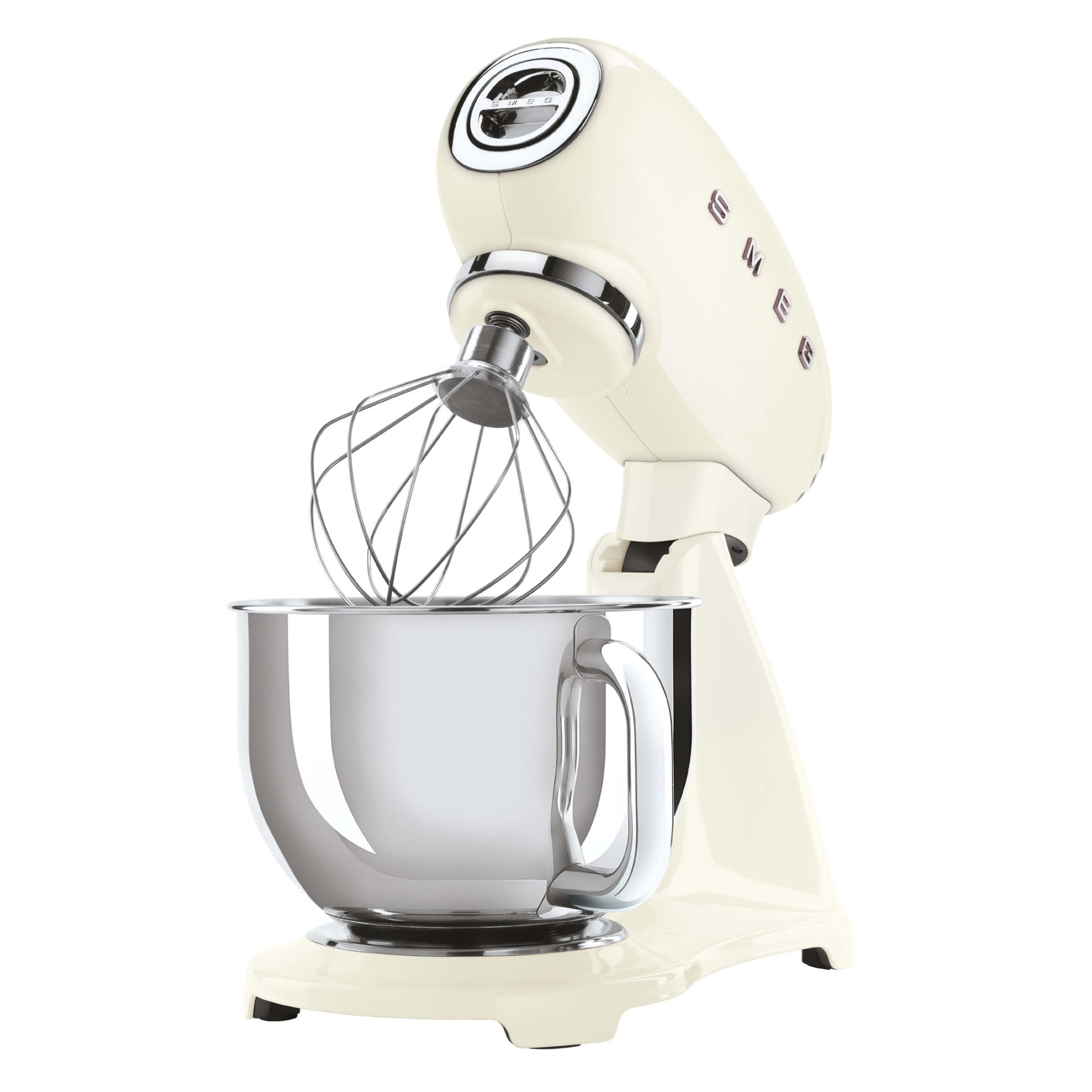 SMEG Küchenmaschine mit Edelstahlschüssel creme SMF03CREU