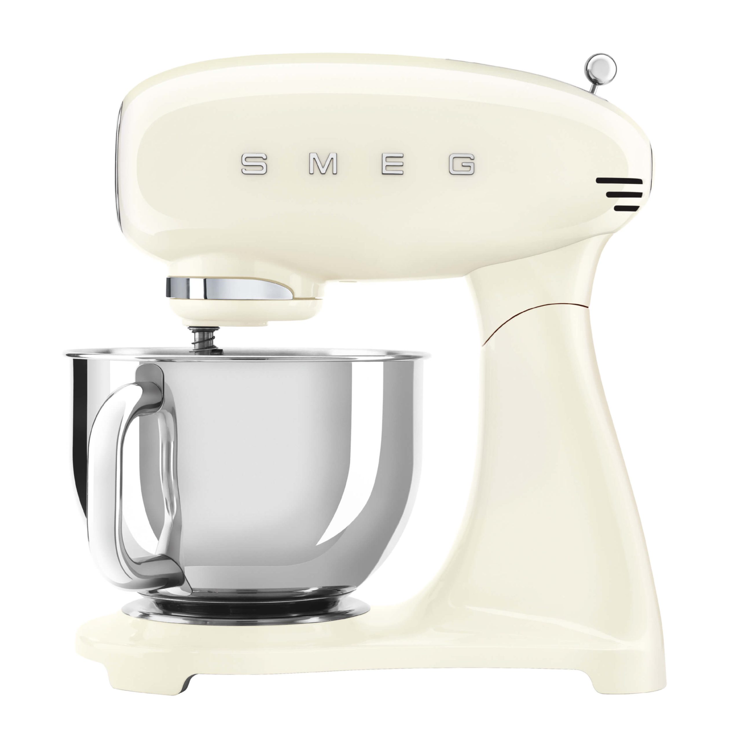 SMEG Küchenmaschine mit Edelstahlschüssel creme SMF03CREU