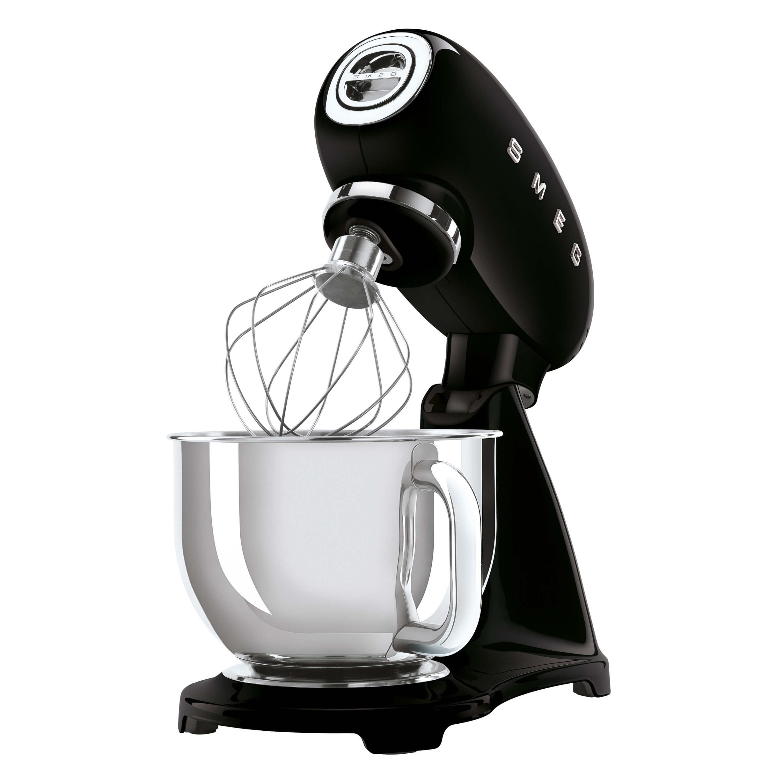 SMEG Küchenmaschine mit Edelstahlschüssel schwarz SMF03BLEU