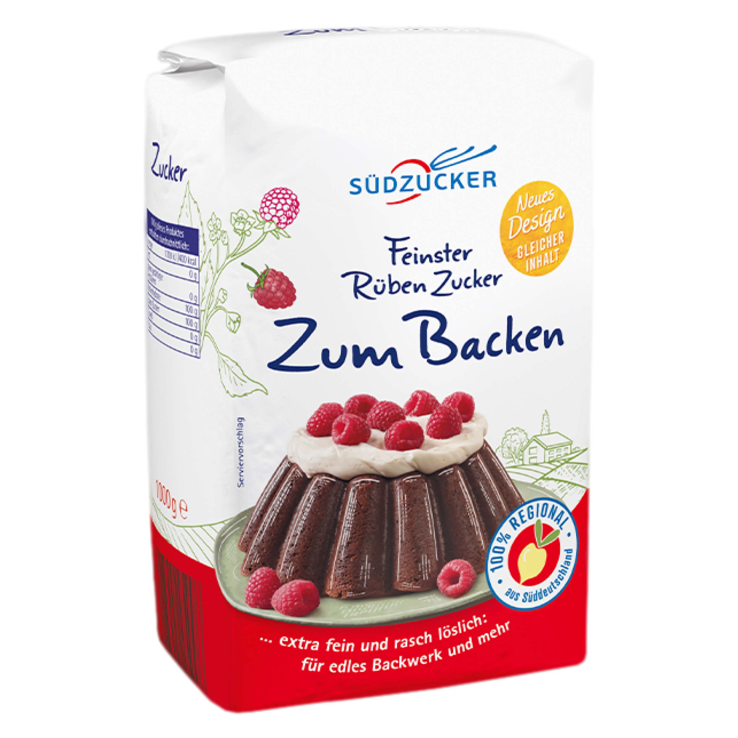 Südzucker Feinster Rüben Zucker zum Backen 1kg
