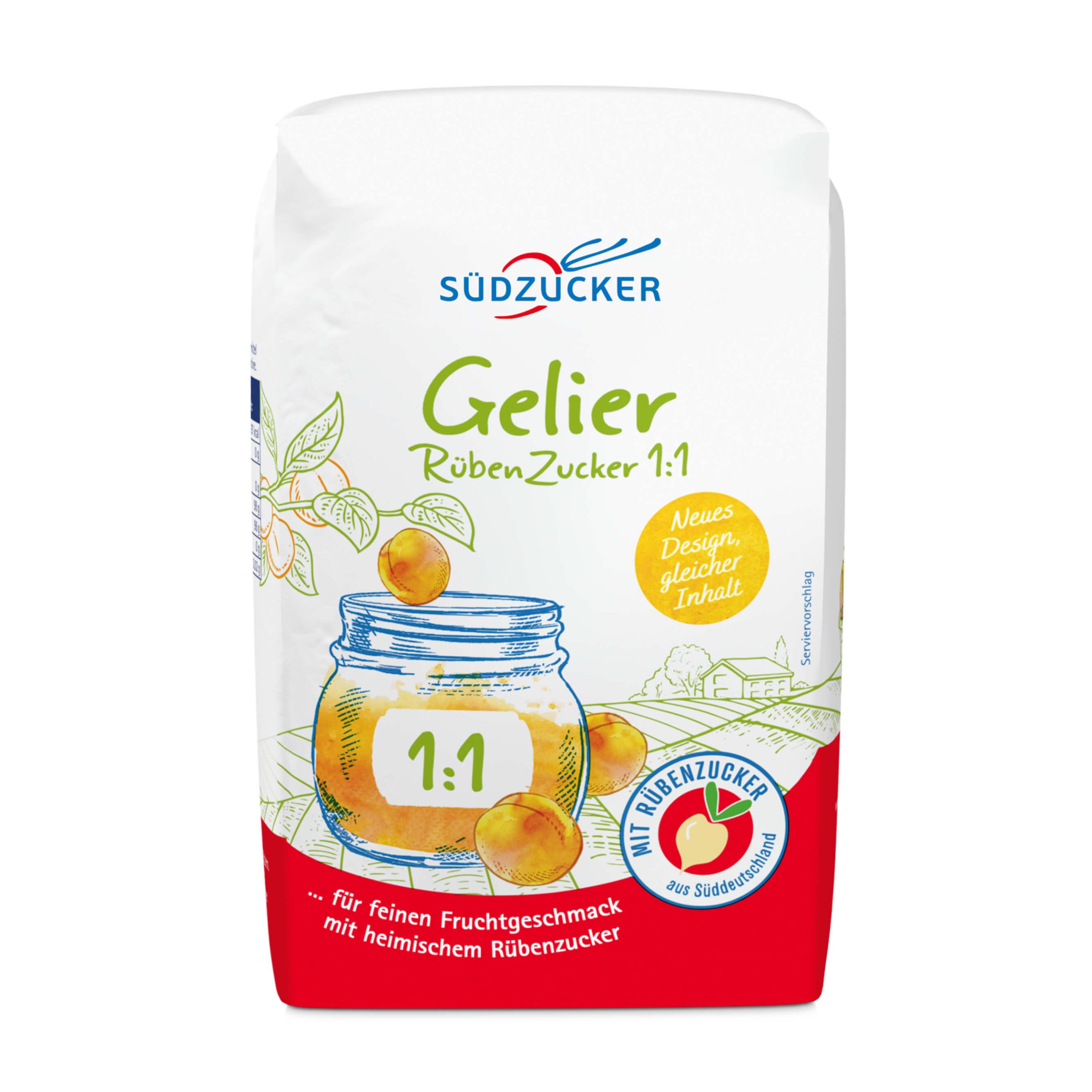Südzucker Gelier Rübenzucker 1 plus 1 1kg