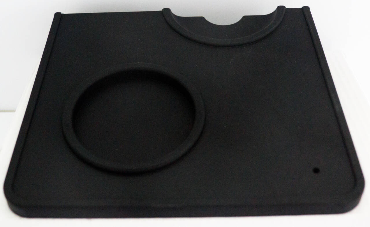 Tamper Matte 170x140x37 mm – mit Thermometerträger für Milchkännchen