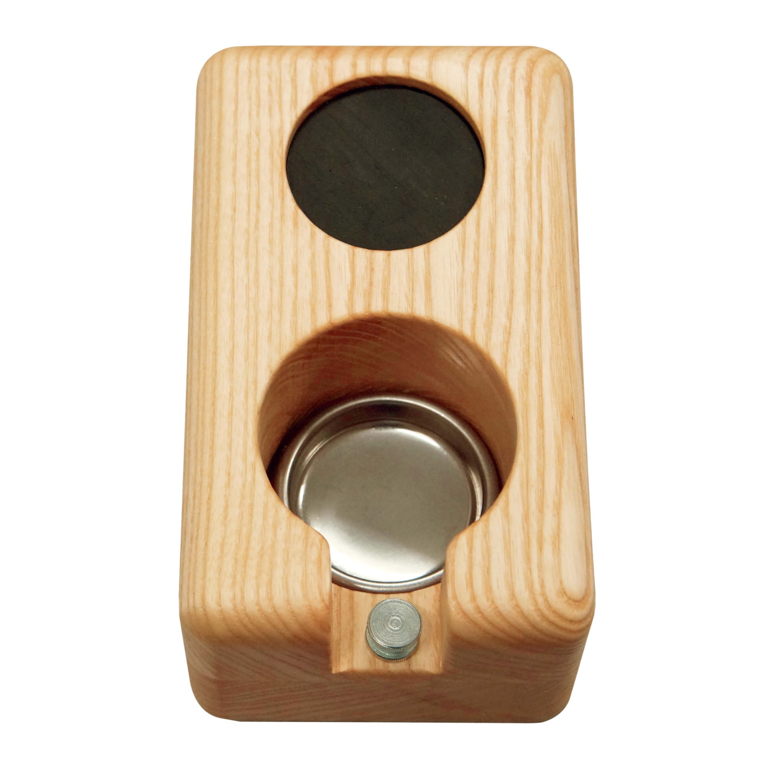 Tamperstation Vollholz Esche natur – handgefertigt by HKS