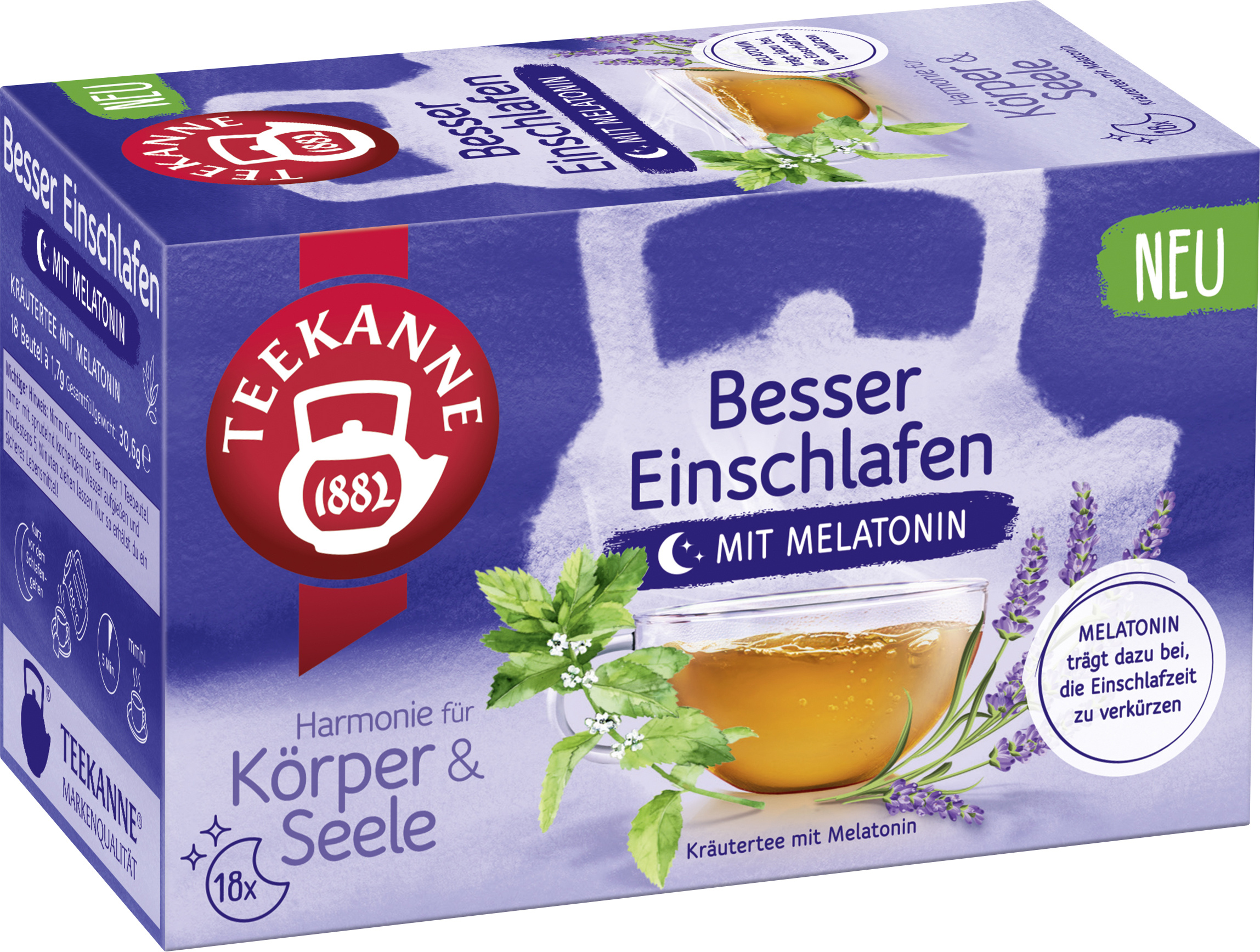 Teekanne Besser Einschlafen Tee 18x1,7g