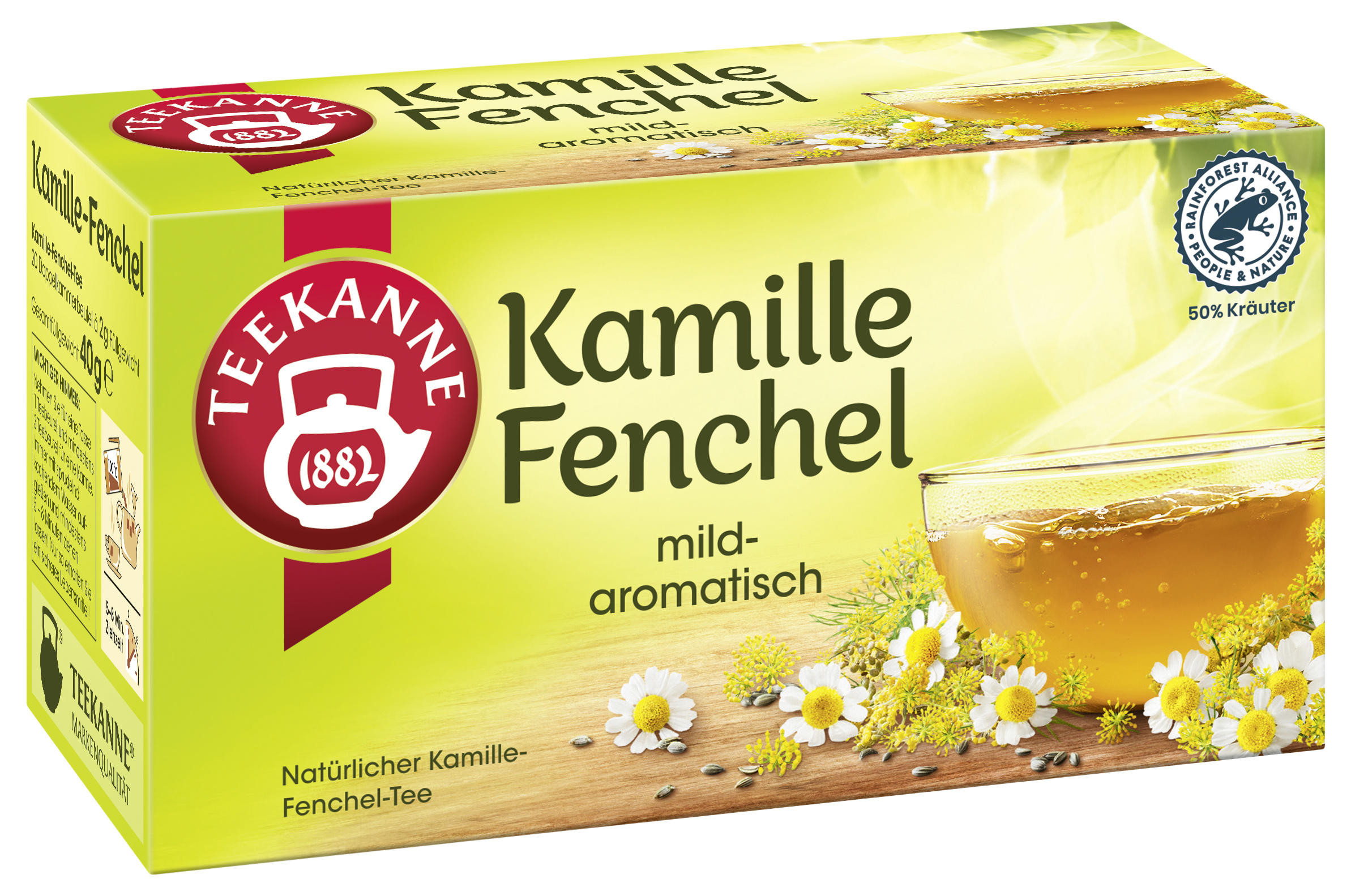 Teekanne Fix Kamille-Fenchel 20x2g