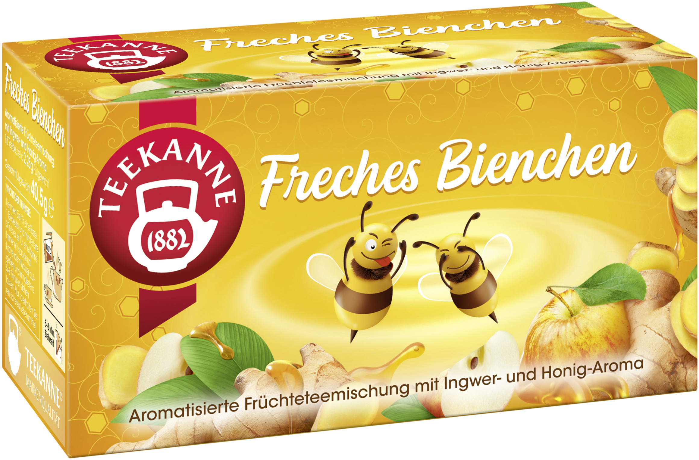 Teekanne Freches Bienchen Früchtetee 18x2,25g