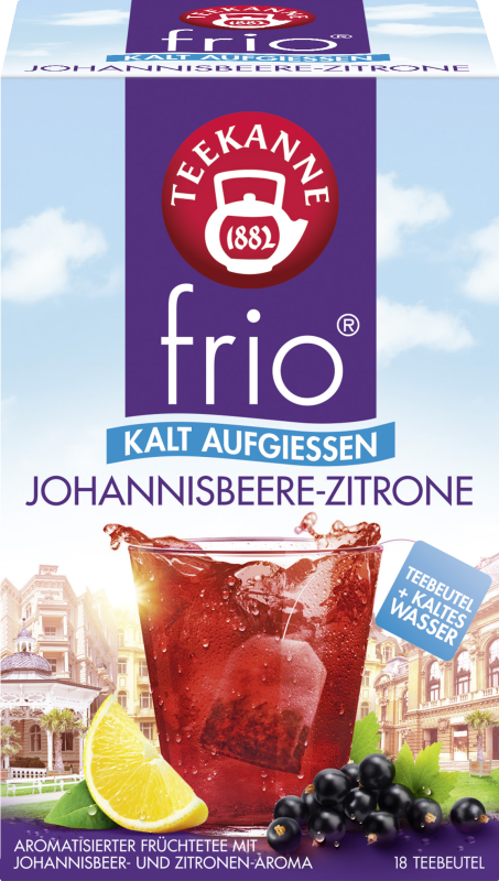 Teekanne frio Johannisbeere-Zitrone 18x2,5g