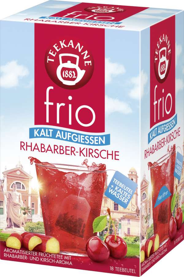 Teekanne frio Rhabarber-Kirsche 18x2,5g