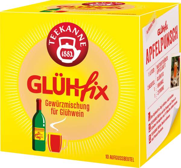 Teekanne Glühfix Glühweingewürz 10x1,5g Beutel