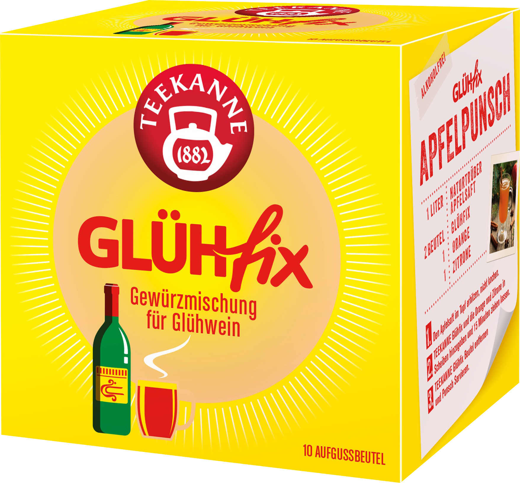 Teekanne Glühfix Glühweingewürz 10x1,5g Beutel