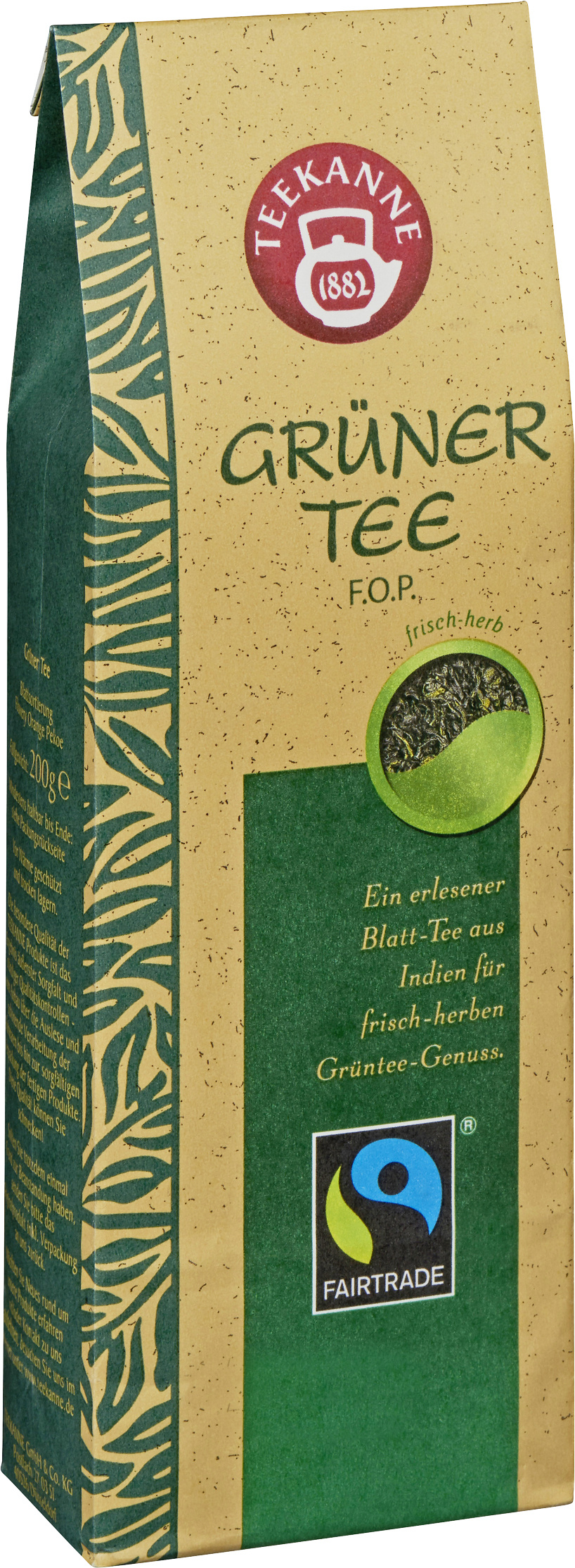 Teekanne Grüner Tee Fairtrade lose 200g