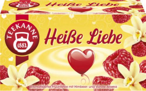 Teekanne Heiße Liebe Früchtetee 20x3g