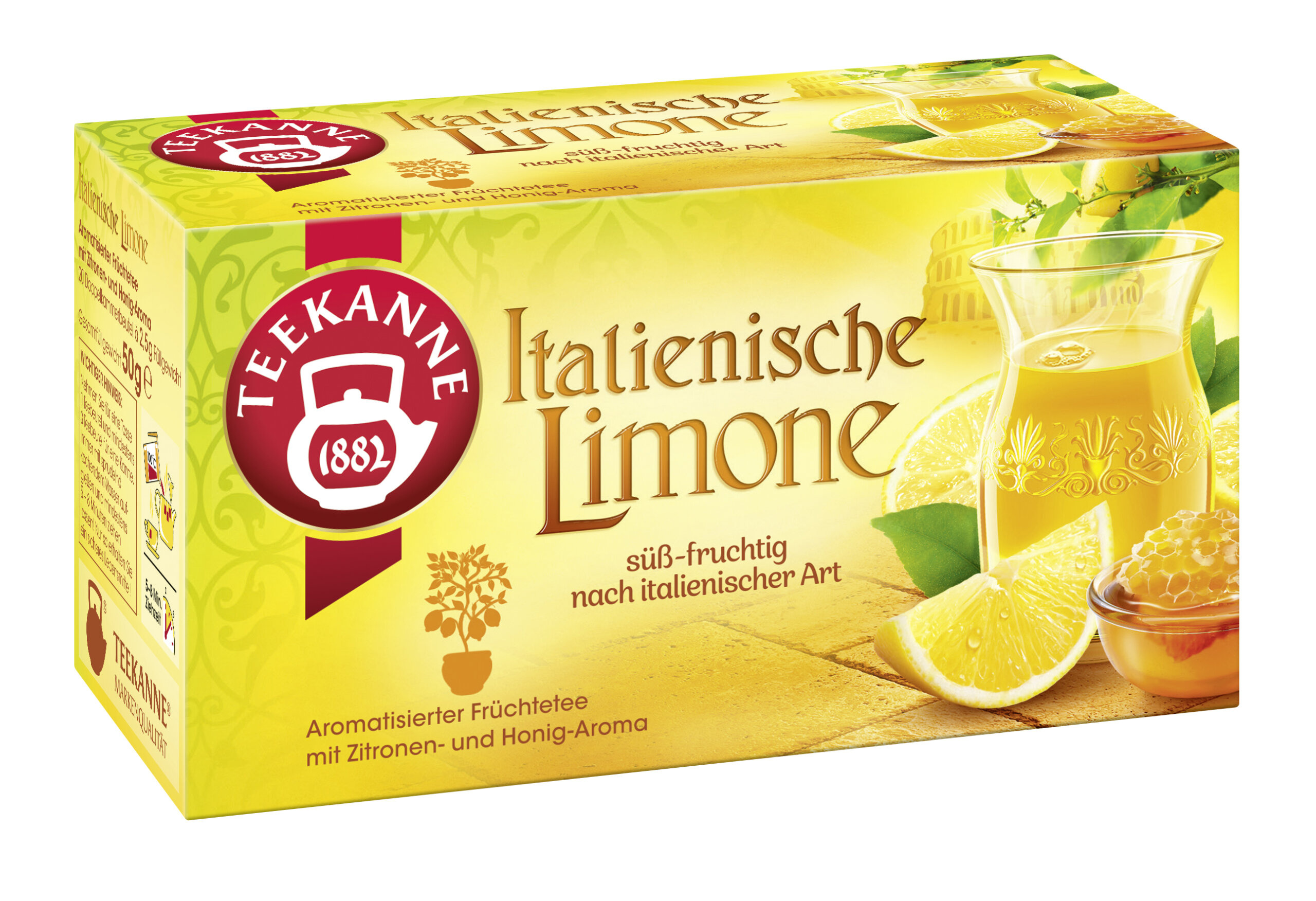 Teekanne Ländertee Italienische Limone 20x2,5g