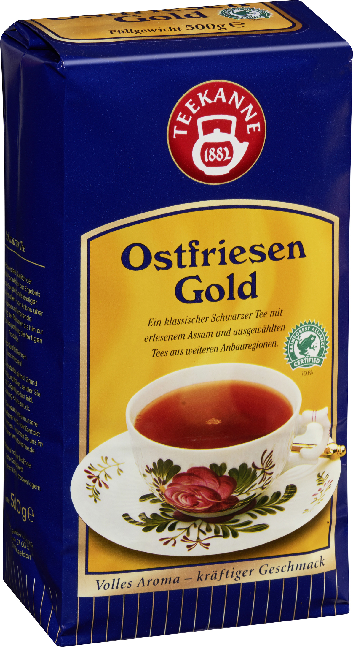 Teekanne Ostfriesen Gold Schwarztee lose 500g