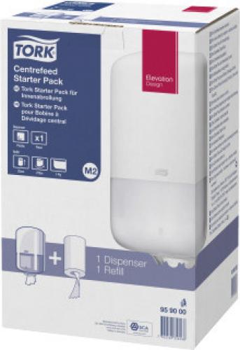 Tork Handtuchspender Innenabrollung + 1 Rolle Starterpack 959000