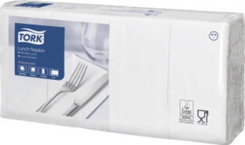 Tork Servietten 33cm 2-lagig weiß 1/8-Falz 200 Stk.