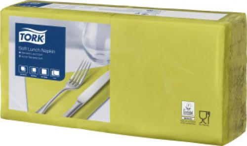 Tork Servietten 33cm 3-lagig 1/4 Falz limone 150 Stk.