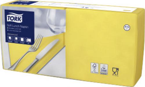 Tork Servietten 33cm 3-lagig gelb 150 Stk.