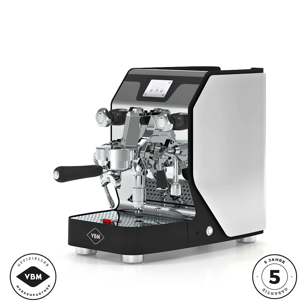VBM New Domobar Super digital in schwarz mit Edelstahl Front