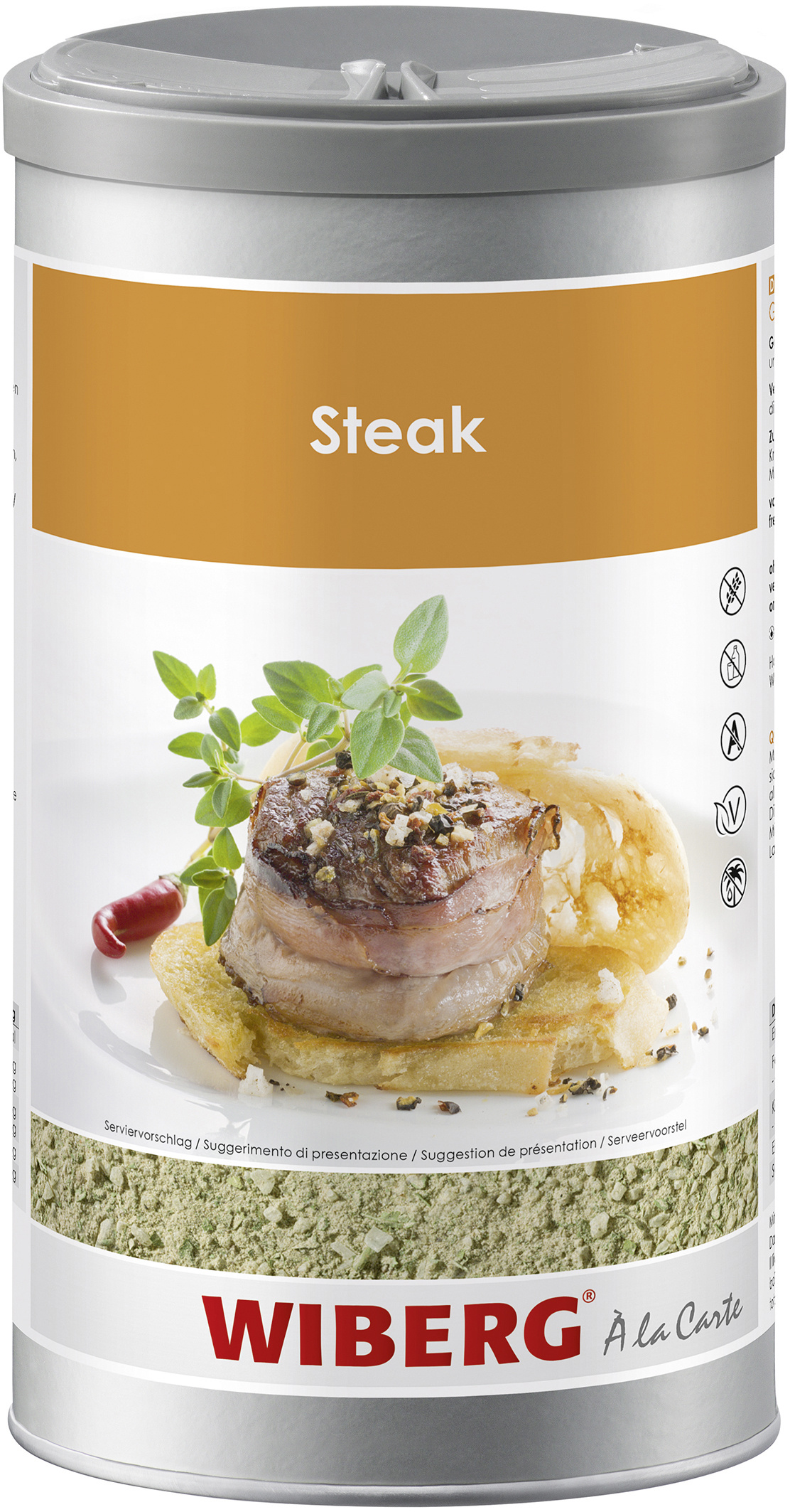 Wiberg Gewürz Steak Gewürzsalz 950g - 108866