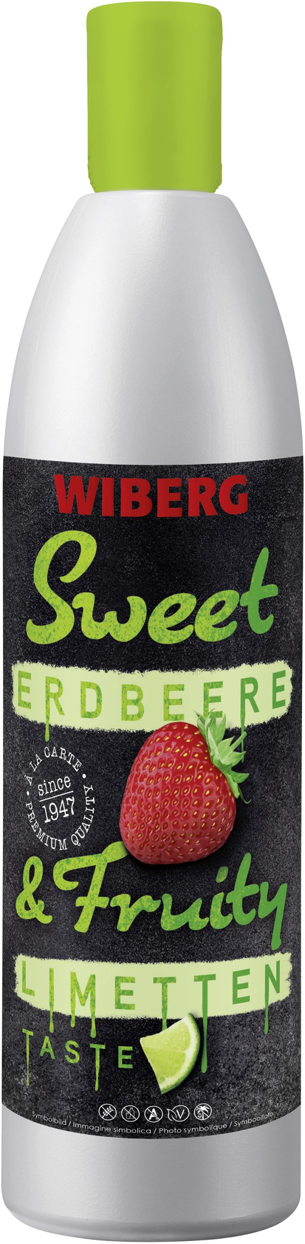 Wiberg Sweet & Fruity Sauce - Erdbeere & Limettentaste 500ml